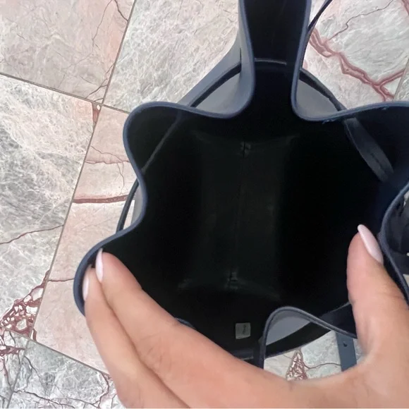 Mansur Gavriel Leather Bucket Bag - Picture 10 of 14